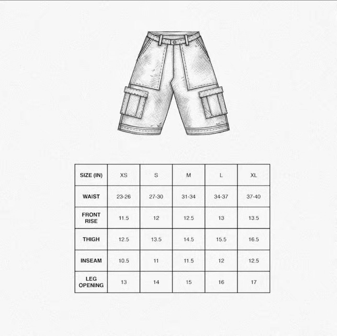 90s INSPIRED CARGO SHORTS